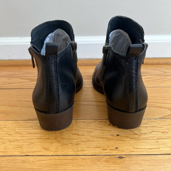Lucky Brand Women’s Basel Bootie Ankle Boot Black Leather 7 - Picture 8 of 10